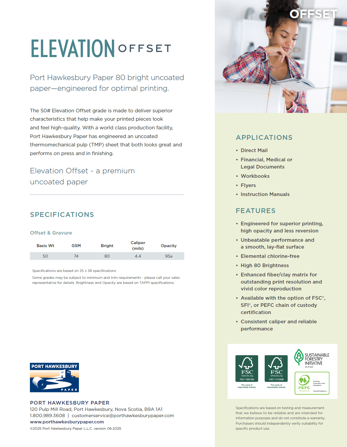 Elevation Offset Specifications